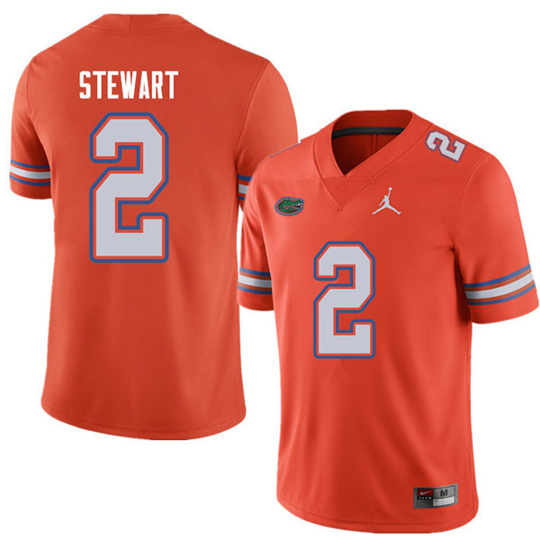 Jordan Brand Men #2 Brad Stewart Florida Gators College Football Jerseys Sale-Orange